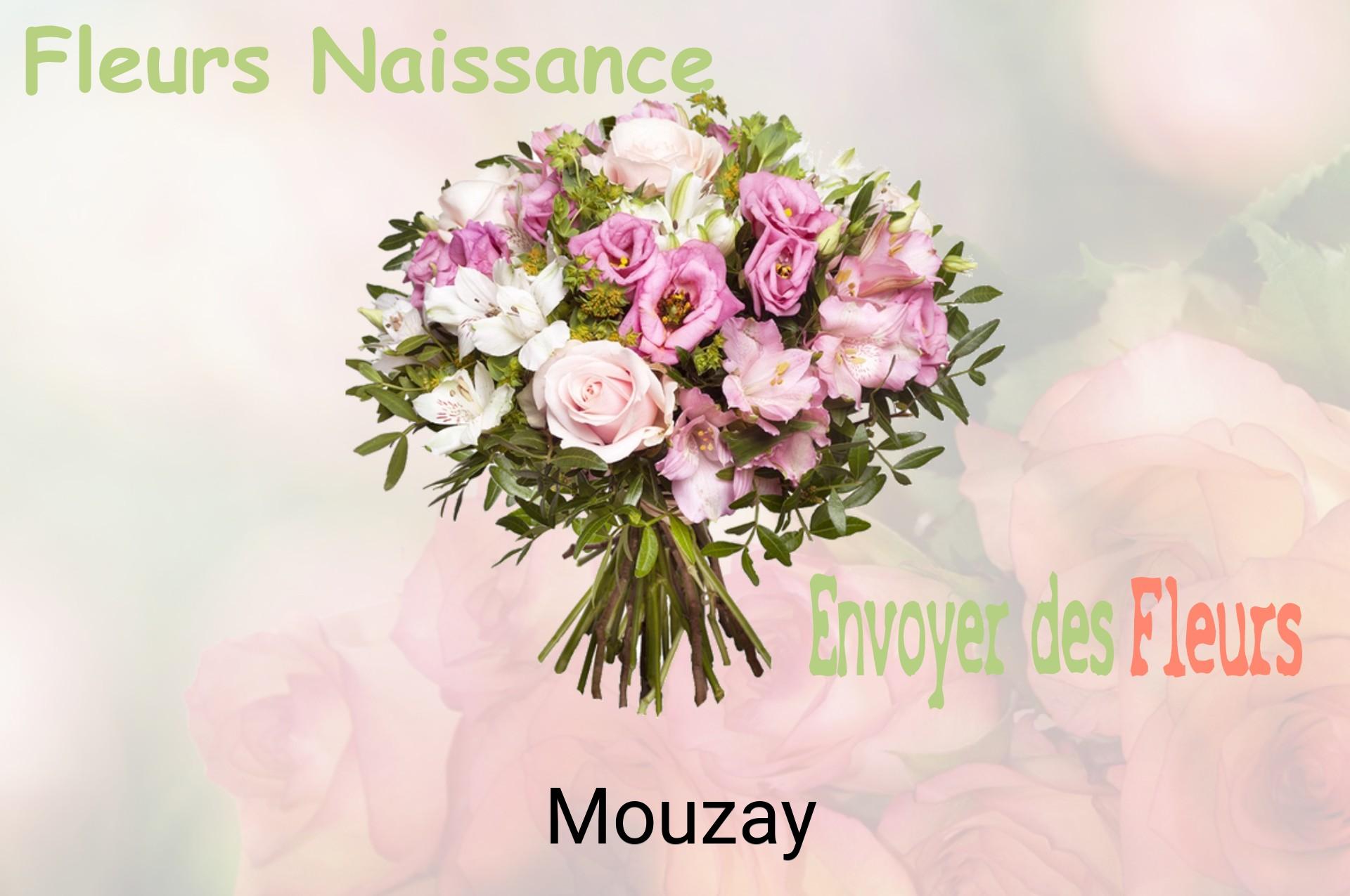 Bouquet de fleurs de naissance livré à Mouzay